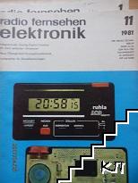 Radio fernsehen elektronik. Бр. 1-3, 5-8, 10-11 / 1981 (Допълнителна снимка 1)