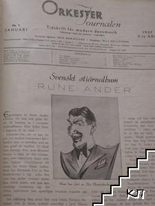 Orkester Journalen. № 1-12 / 1937 (Допълнителна снимка 1)