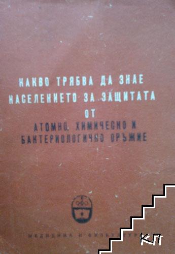 Какво трябва да знае населението за защитата от атомно, химическо и бактериологично оръжие