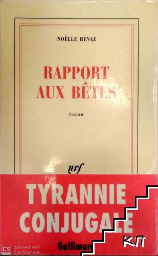 Rapport au bêtes