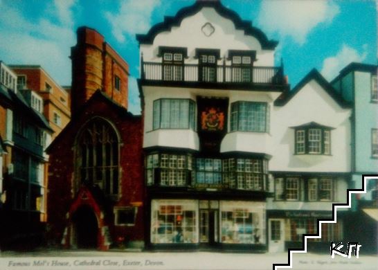 Famous Mol's House, Cathedral Close, Exeter, Devon