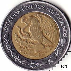 1 песо / 1997 / Мексико 1 песо / 1997 / Мексико