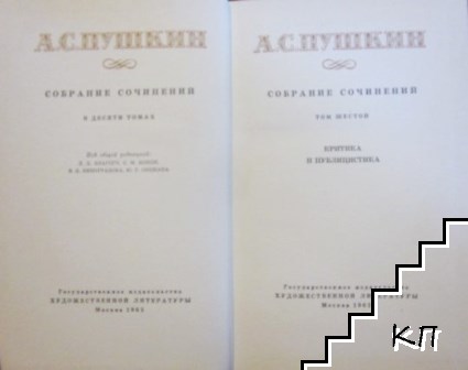 Собрание сочинений в десяти томах. Том 6: Критика и публицистика (Допълнителна снимка 1)