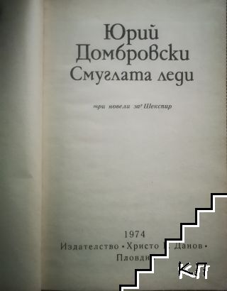 Смуглата леди - снимка 1