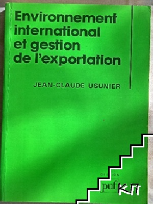 Environnement international et gestion d'exportation Environnement international et gestion d'exportation