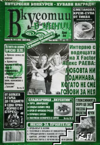Вкусотии в чинии. Бр. 20 / 2013