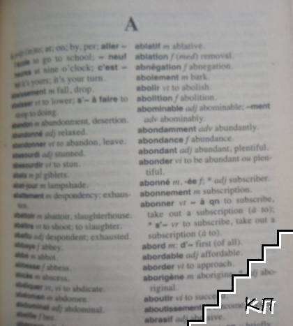 Websters french dictionary (Допълнителна снимка 3)