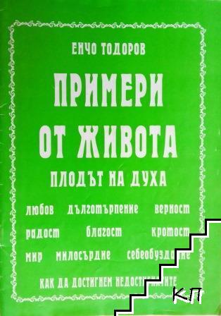 Примери от живота. Плодът на Духа