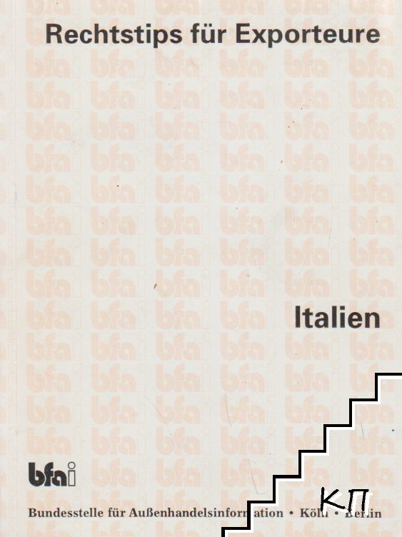 Rechtstips für Exporteure - Italien