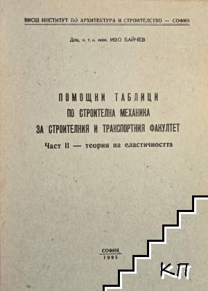 Помощни таблици по строителна механика за строителния и транспортния факултет