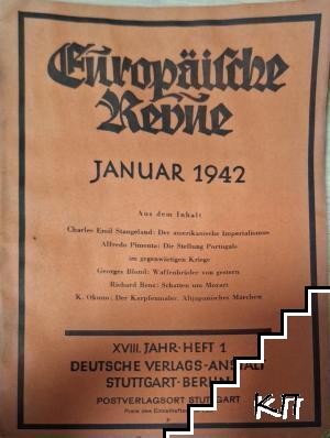 Europäische Revue. Heft 1 / Januar 1942