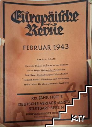 Europäische Revue. Heft 2 / Februar 1943