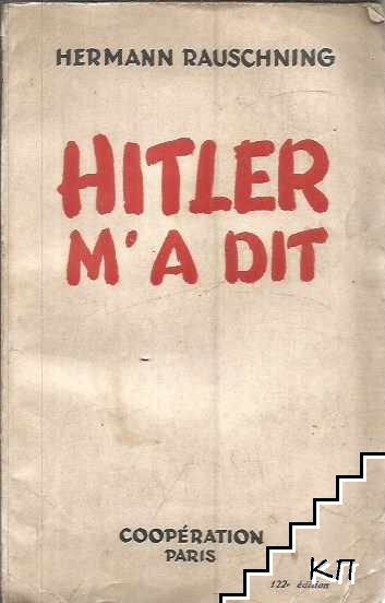 Hitler m'a dit