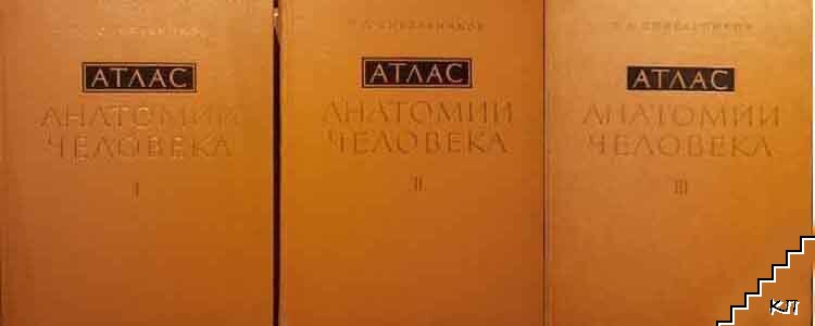 Атлас анатомии человека в трех томах. Том 1-3