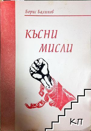 Късни мисли