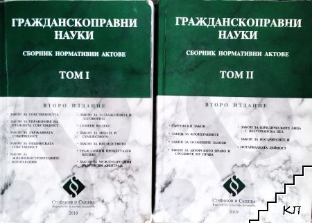 Гражданскоправни науки. Том 1-2