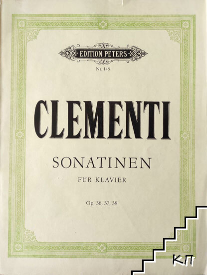 Sonatinen für klavier. Op. 36, 37, 38